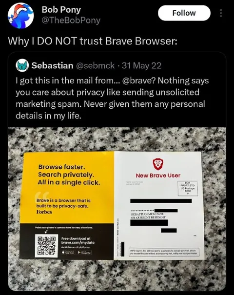 Why I Do Not Trust Brave Browser