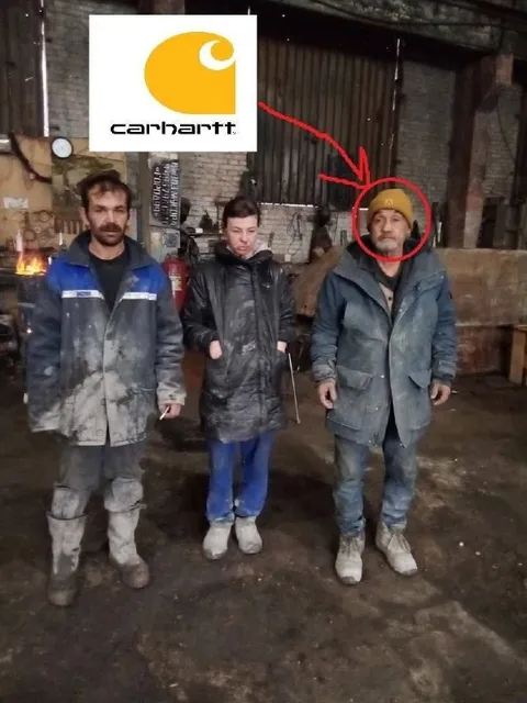 Carhartt Logo Identifies the Beanie Guy