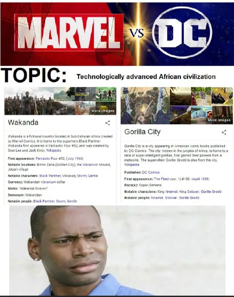 Marvel vs DC African Civilization