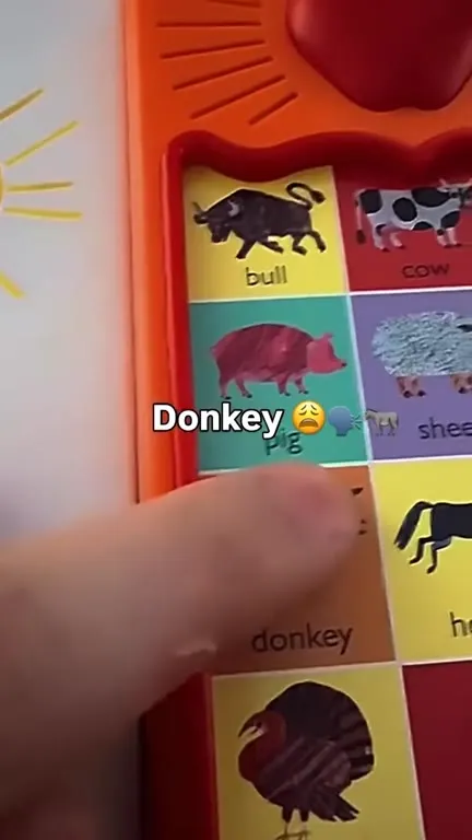 Donkey Sound on Animal Board