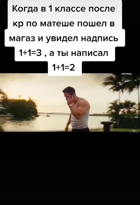 Когда написал 1+1=2