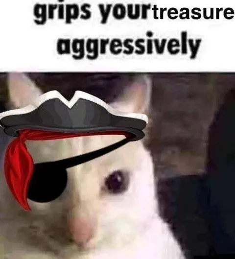 Aggressive Pirate Treasure Grip
