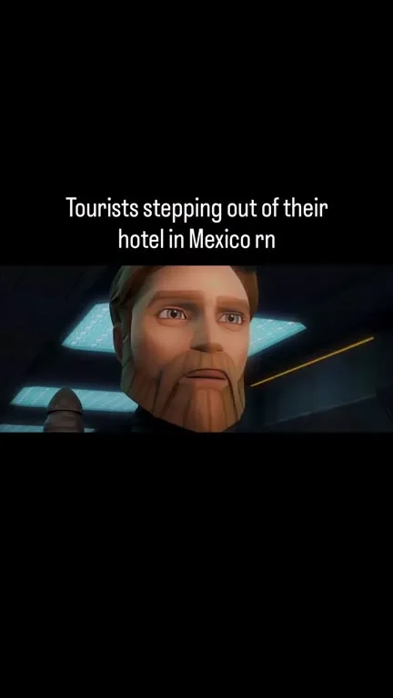 Tourists Leaving Their Mexico Hotel