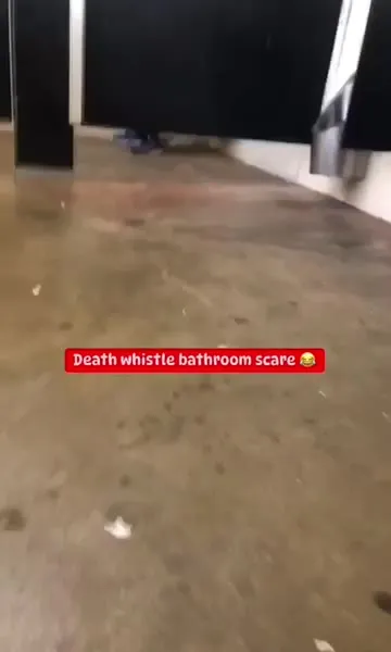 Death Whistle Bathroom Scare