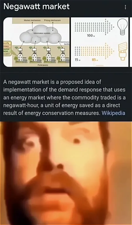 Negawatt Market Shock