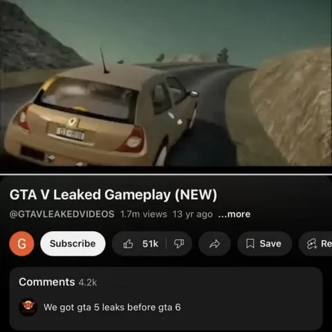 GTA 5 Leaks Before GTA 6