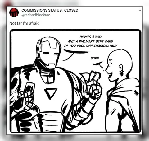 Iron Man Pays Him to Leave