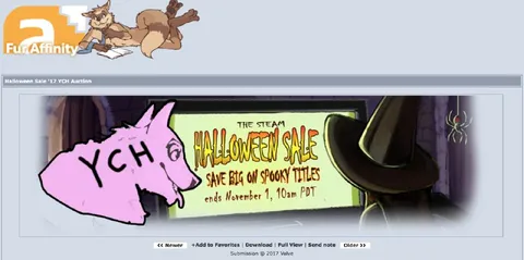YCH Halloween Steam Sale