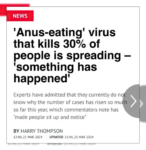 Anus-Eating Virus News Hoax
