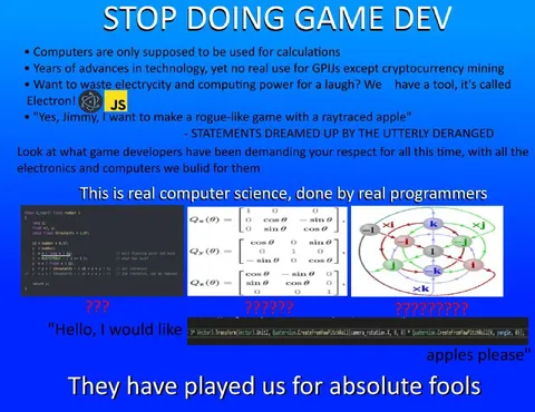 Game Developers Pretend to Be Scientists