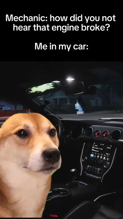 Doge Can't Hear the Engine