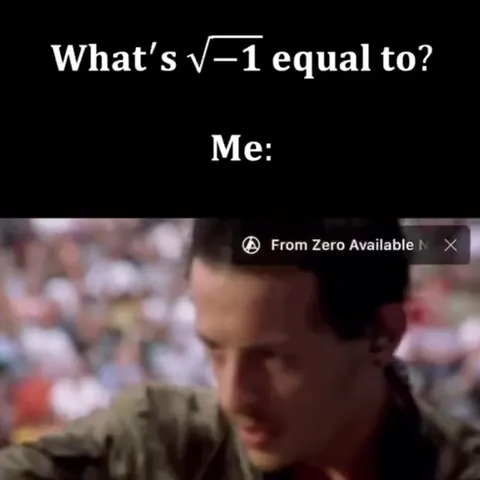 Square Root of Negative One Is Me