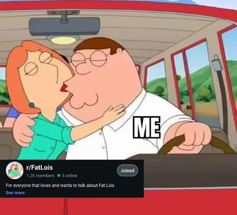 Peter Kissing Lois