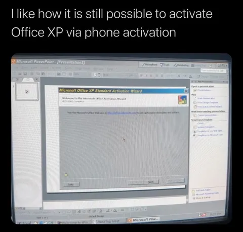 Office XP Phone Activation