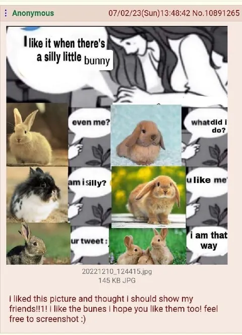 Silly Little Bunny Collage