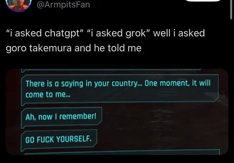 Goro Takemura Tells You Off