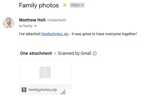 Suspicious Family Photos Attachment