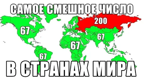 Самое смешное число в странах мира
