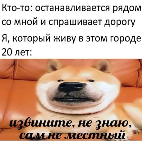 Сам не местный