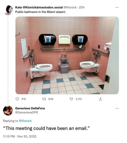 Airport Bathroom Meeting