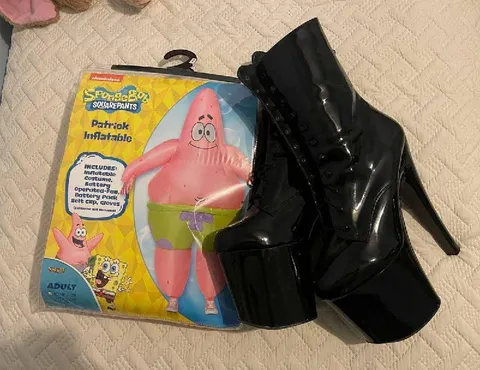 Patrick Inflatable Costume and Boots