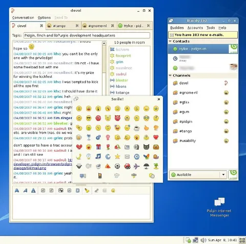 Pidgin Internet Messenger Desktop