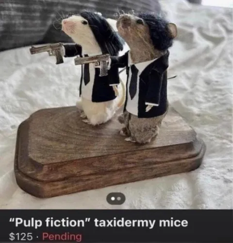 Pulp Fiction Taxidermy Mice