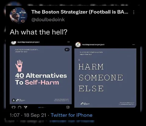 Harm Someone Else Alternative