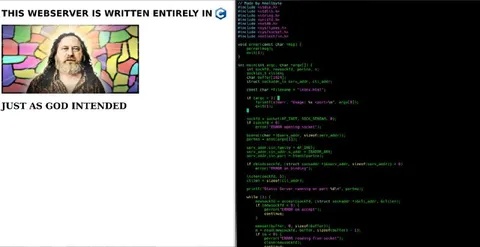 Webserver Written Entirely in C