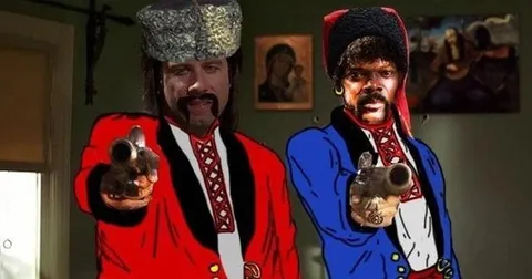 Казаки с оружием