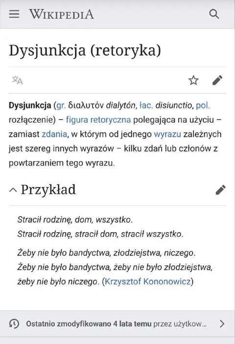 Dysjunkcja według Kononowicza