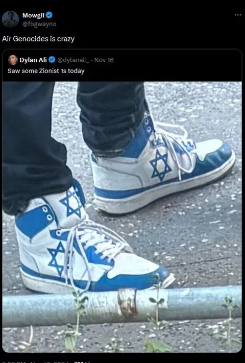 Zionist Air Jordans