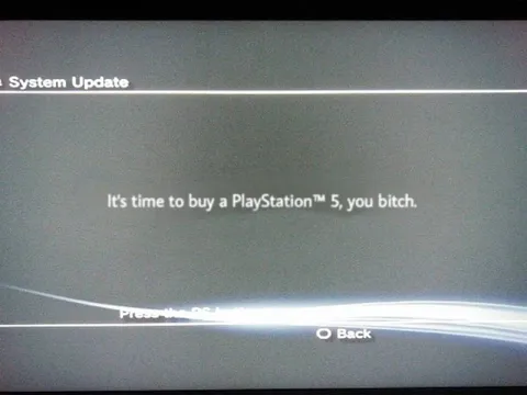 PlayStation 5 System Update