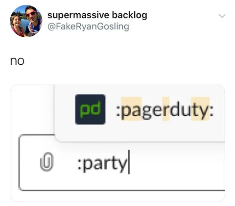 No, PagerDuty Party