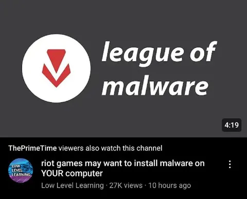 League of Malware Recommendation