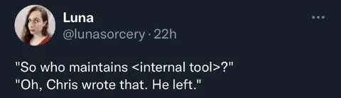 Who Maintains the Internal Tool