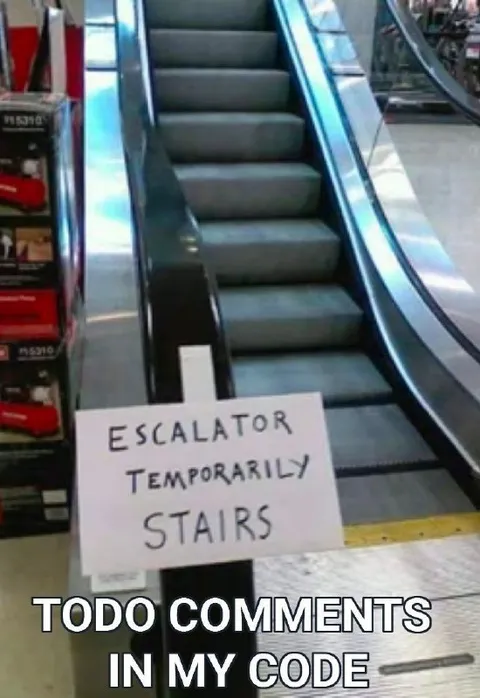 Escalator Temporarily Stairs