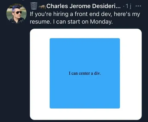I Can Center a Div