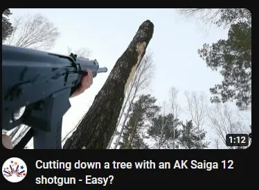 Cutting Down a Tree with a Shotgun