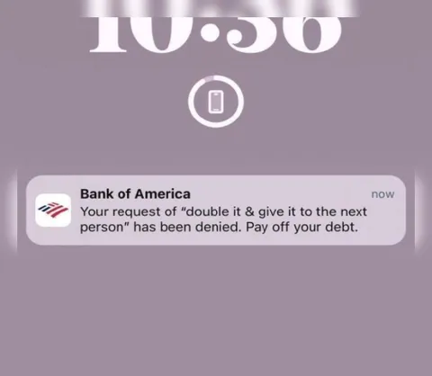 Bank Denies Pay It Forward