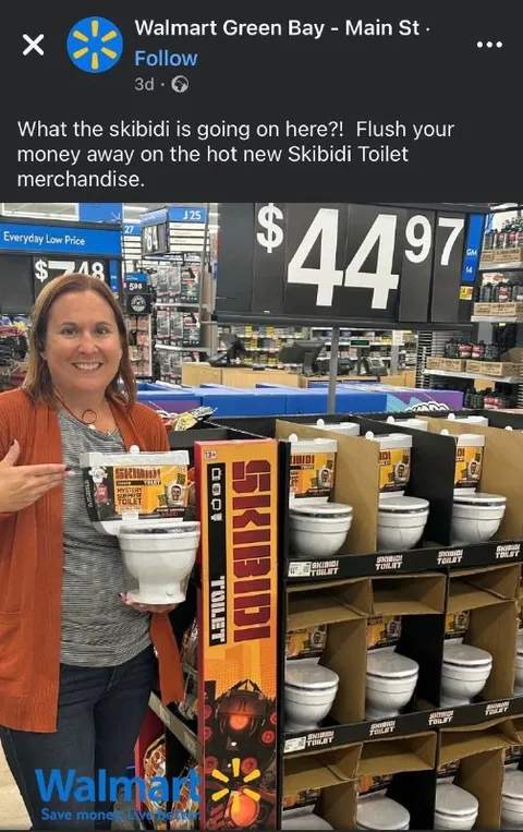 Skibidi Toilet Merchandise at Walmart