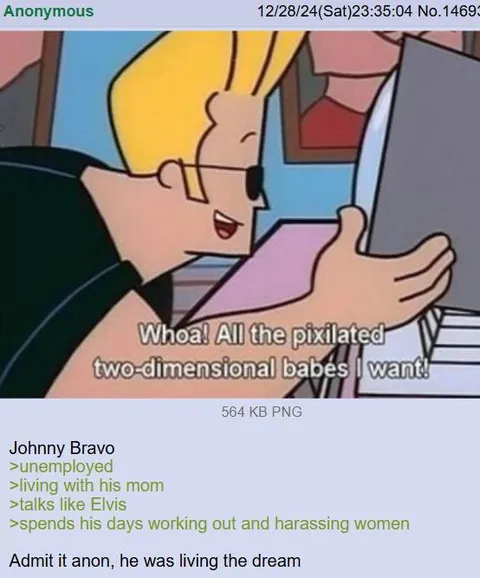 Johnny Bravo Living the Dream