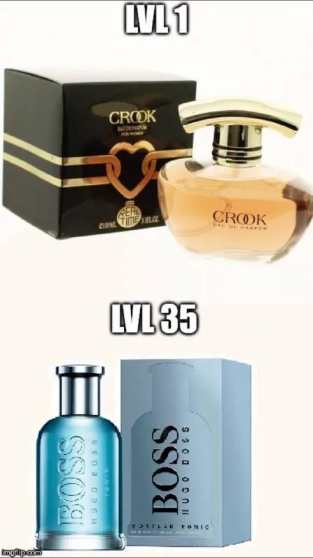 Perfume Level 1 vs Level 35