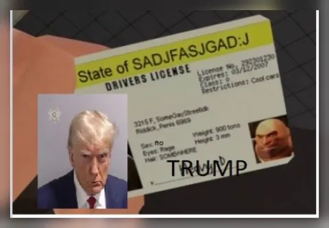 Trump's Driver License