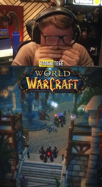 Стример не выдержал в WoW