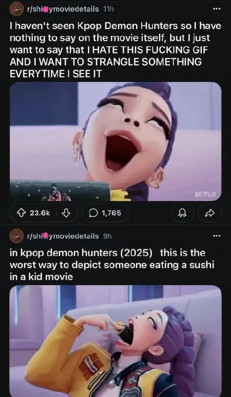 KPop Demon Hunters Sushi Scene
