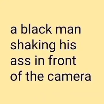 A Black Man Shaking His Ass