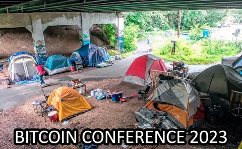 Bitcoin Conference 2023 Under Bridge