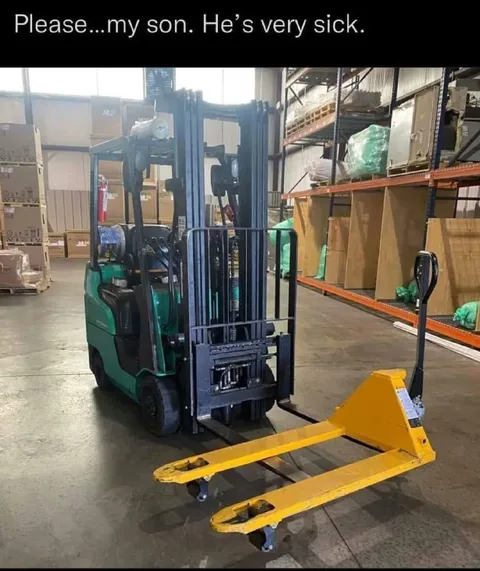 Sick Forklift Son