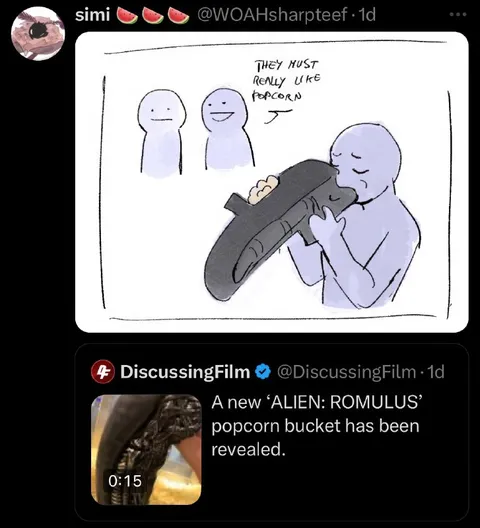 Alien Romulus Popcorn Bucket